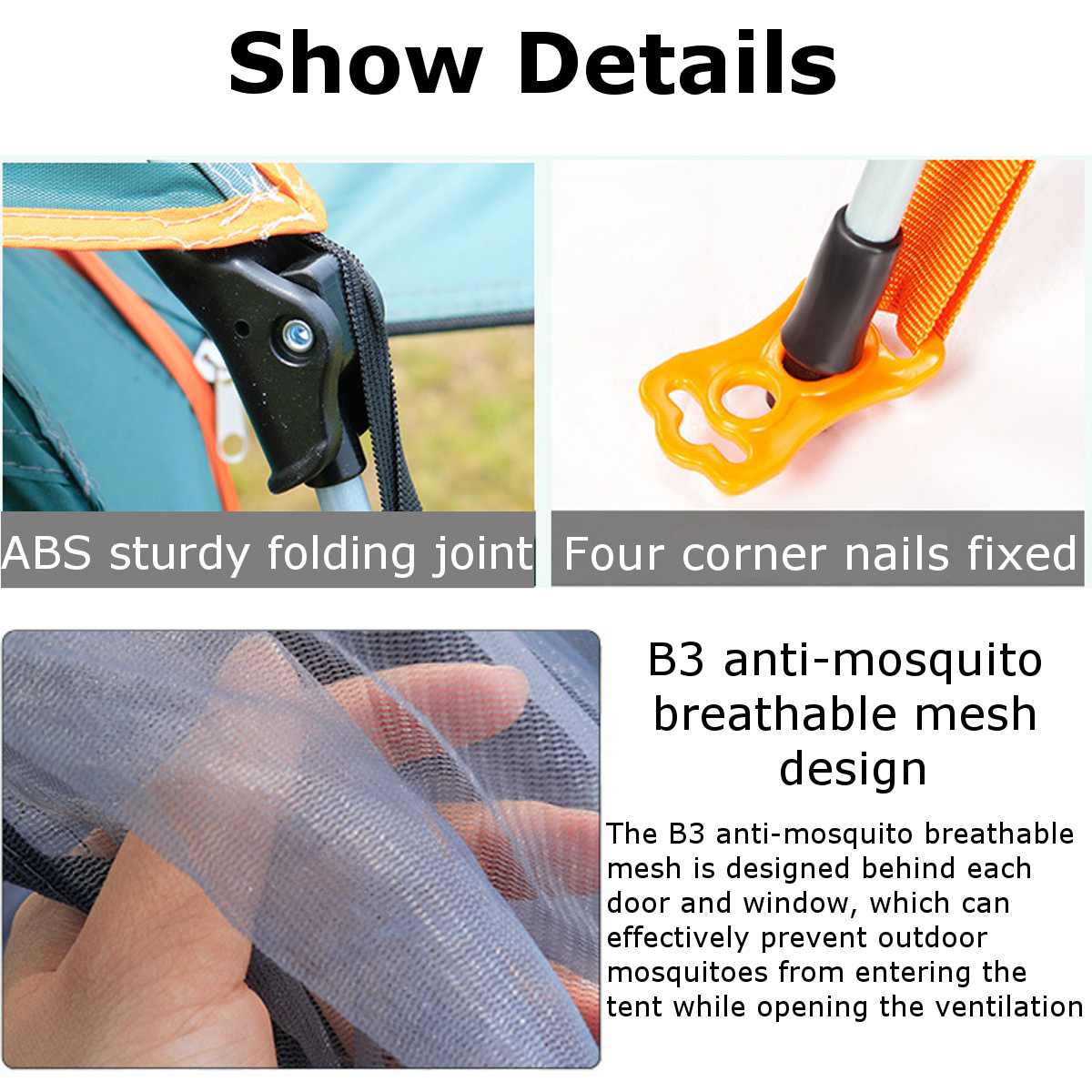 Cheap Goat Tents 6 7 People Large Tent Quick Setup Family Tent Outdoor Camping tent foldable folding tents two layer backpack tents sunshade Tents 